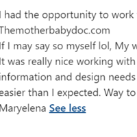 Client Testimony - Dr. Maryelena