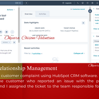 Handled  complaints using Hubspot CRM Software 