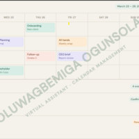 Calendar Management