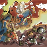 Fly stories illustration for a children book