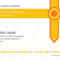 Google Analytics certificate