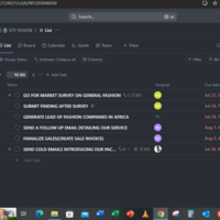 ASSIGNED TASK USING CLICK UP