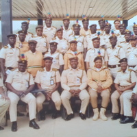 With my classmate at 45th Superintendent Course.
