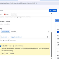 Internal Notes – Ticket Workflow- Jira