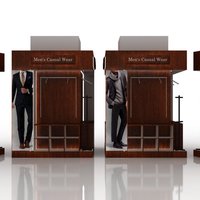 Mens Wear Mall Fixture