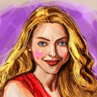 Painting of amanda seyfried