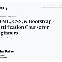 HTML-CSS-Bootstrap Certification