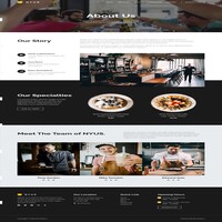 New Work Restaurant Business Website About