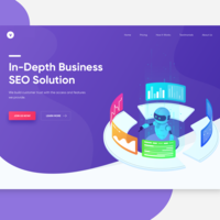 SEO Agency Landing Page Design Concept
