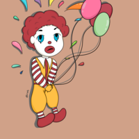 Cute cartoon illustration