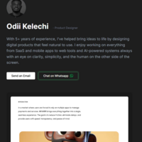 A Client Portfolio done by me