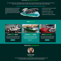 Design for Boat Wrap Company