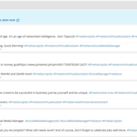 Scheduling using Hootsuite