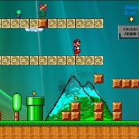 Super Mario custom made game in Game Maker