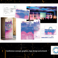Conference concepts, graphics and preprint artwork