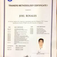 Trainer Certificate as an IT Support