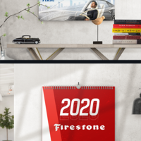  Bridgestone and Firestone Egypt 2020 calendar design