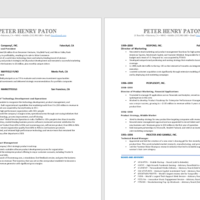 Sample Resume - Business 
