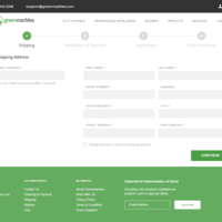Greenmarbles Checkout Flow - Shipping 1