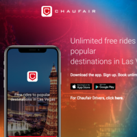 Chaufair is cab booking application created for Las Vegas.