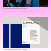 Social Blog Business Website Design