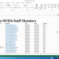 My last excel work.. 