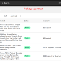 Shopify Product Listing Management