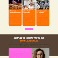 Website Design for Cakes and Pastries 