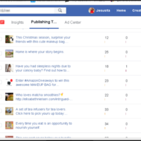 Facebook posts scheduling