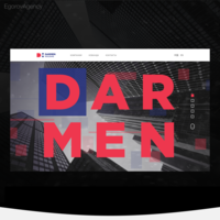 Corporate website "Darmen Holding""