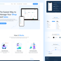 Ecommerce Web App - Landing Page