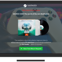 Neobeat Landing page
