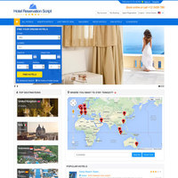 Web based online holiday booking
