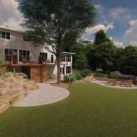 3D visualization of a landscape concept