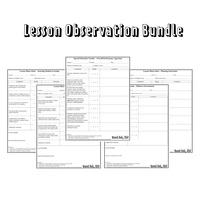 Lesson Observation Sheets