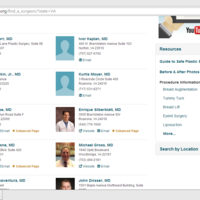 Job Was To Scrape Plastic Surgeon Details From Website