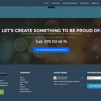 Beautiful footer