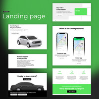 Landing Page, UXUI & Web Design