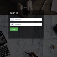 Sample Login Page