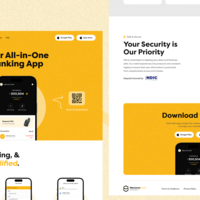 Monzone Landing page