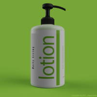 Packaging 3d Lotion bottle