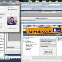 Windows forms project for a driving school in C++CLI