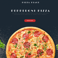 pizza restaurant web design ( Figma )