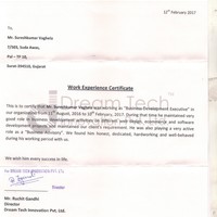 Experience Certificate