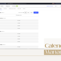Calendar Management