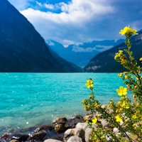 Beautiful Lake Louise, Banff National Park, Alberta