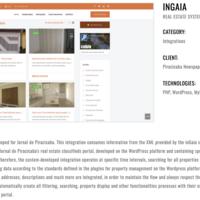 REAL ESTATE SYSTEM INTEGRATION WITH WEBSITE