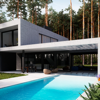 3D Rendering for the Private House with the Corona renderer