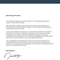 Cover Letter