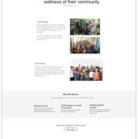 Website design template
